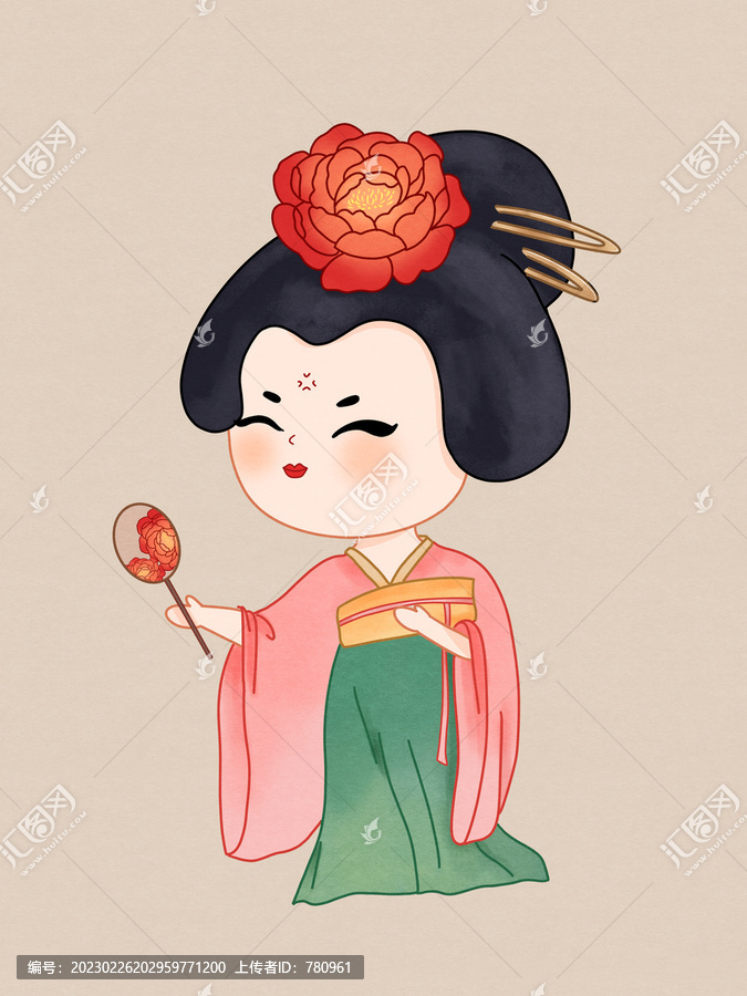 唐朝仕女圖