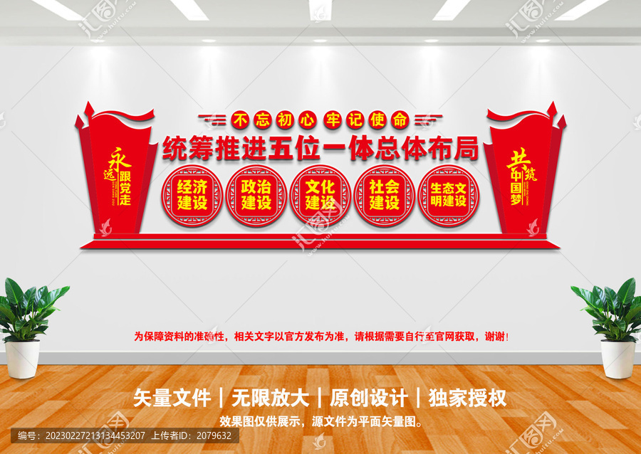 五位一體文化墻