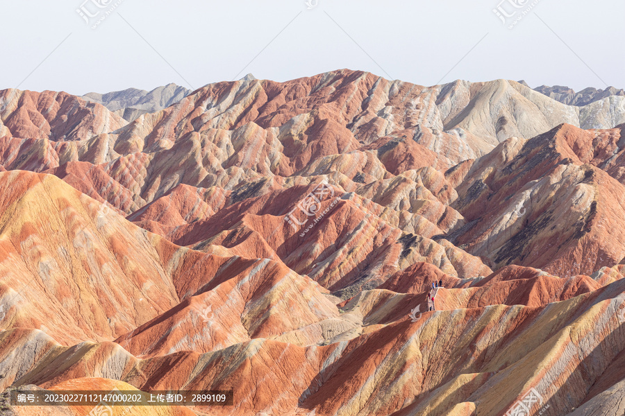 甘肃张掖七彩丹霞自然风景