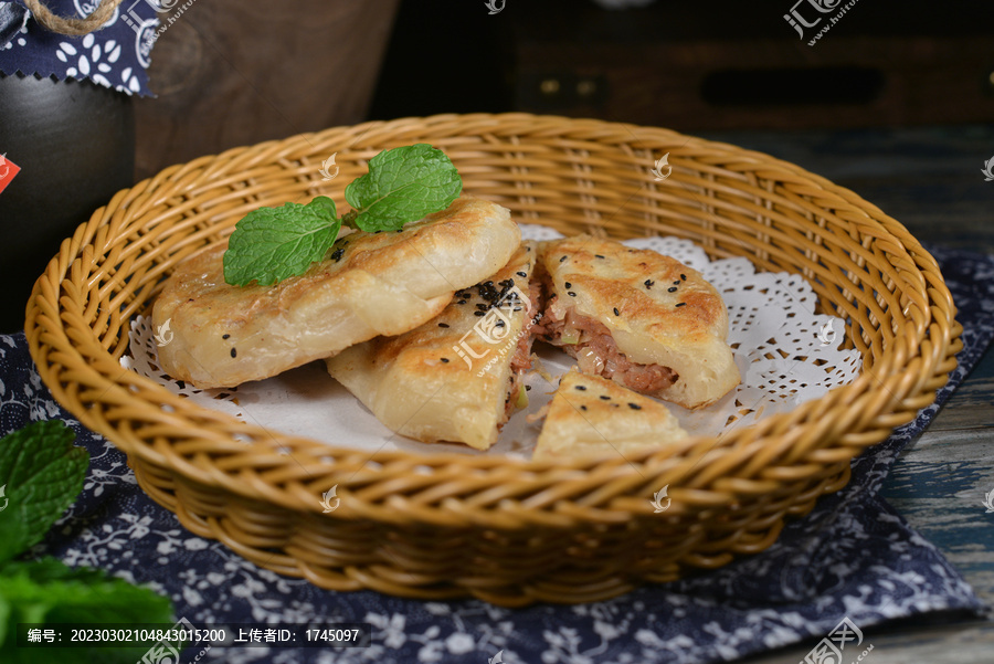 粤式早茶粤式点心粤港牛肉饼