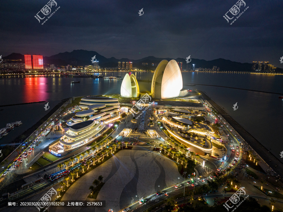 珠海海韵城夜景