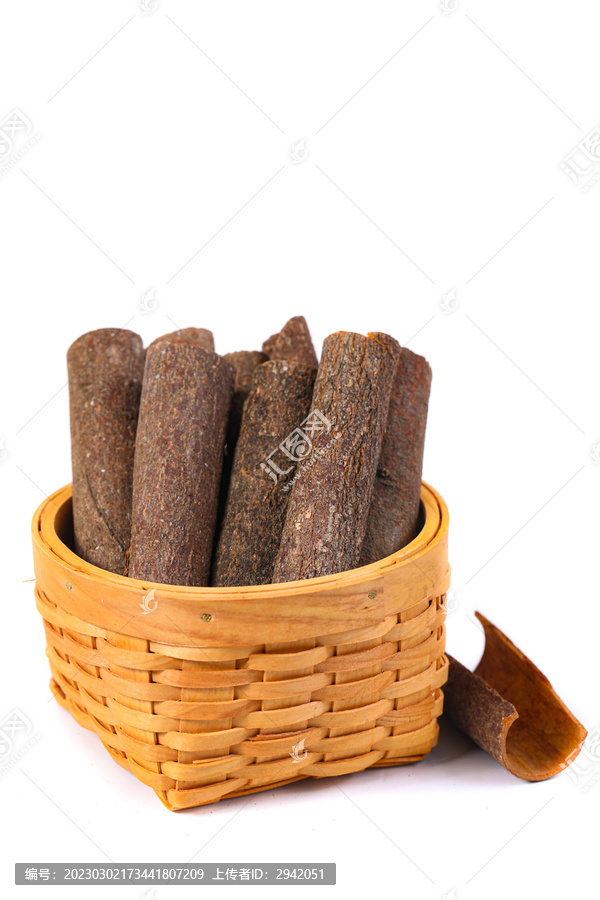 桂皮白底圖