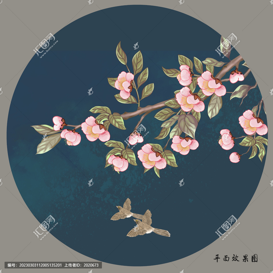 手繪花鳥