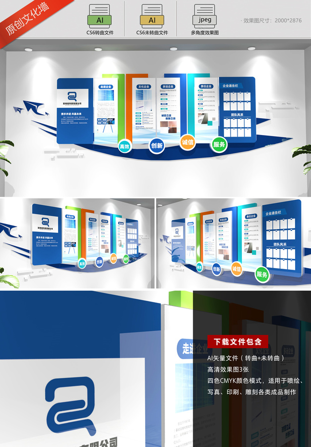 創(chuàng)意企業(yè)文化墻