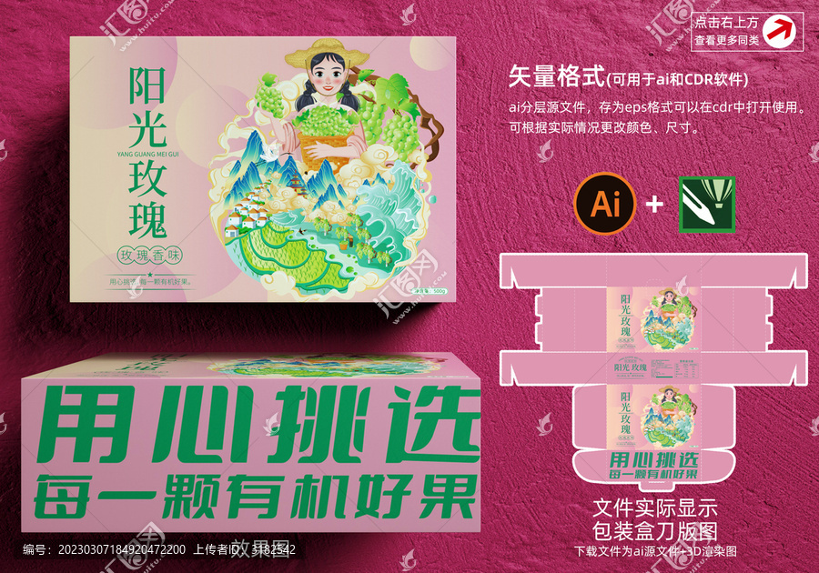 陽光玫瑰高端禮盒