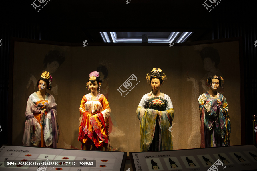 武则天时期唐代女子塑像