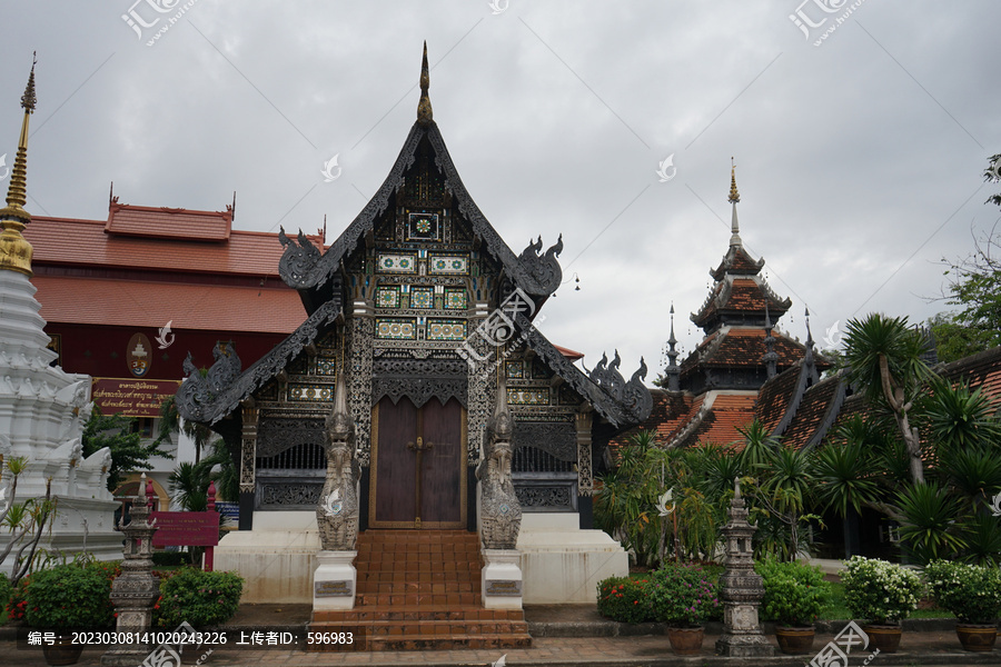 泰国清迈街头庙宇