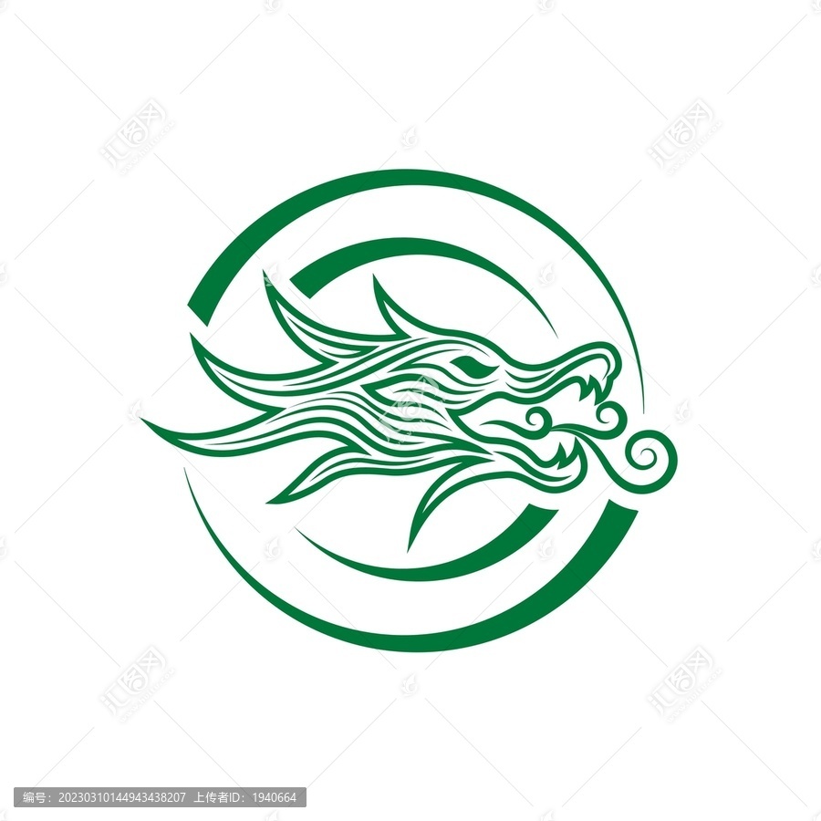 龍標(biāo)志設(shè)計綠色
