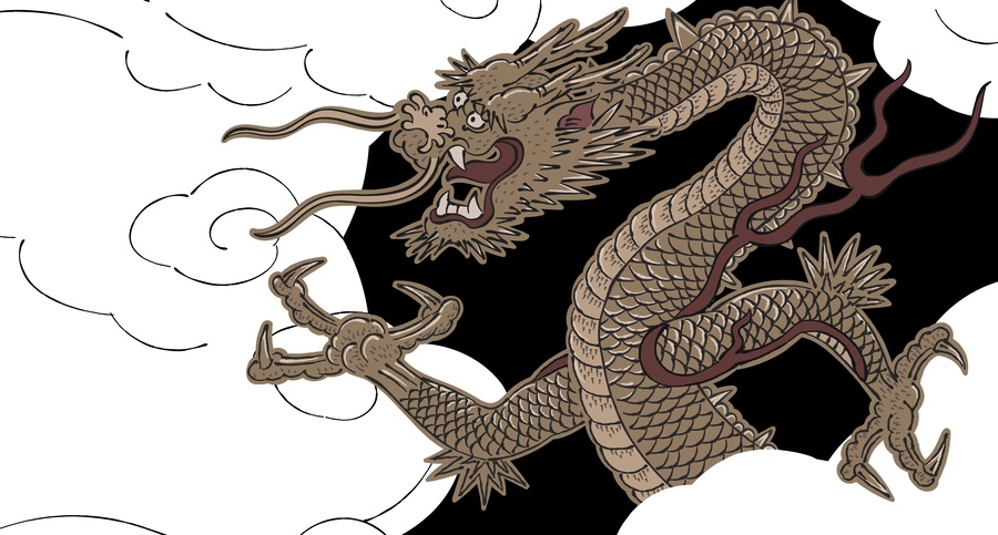 龍圖案