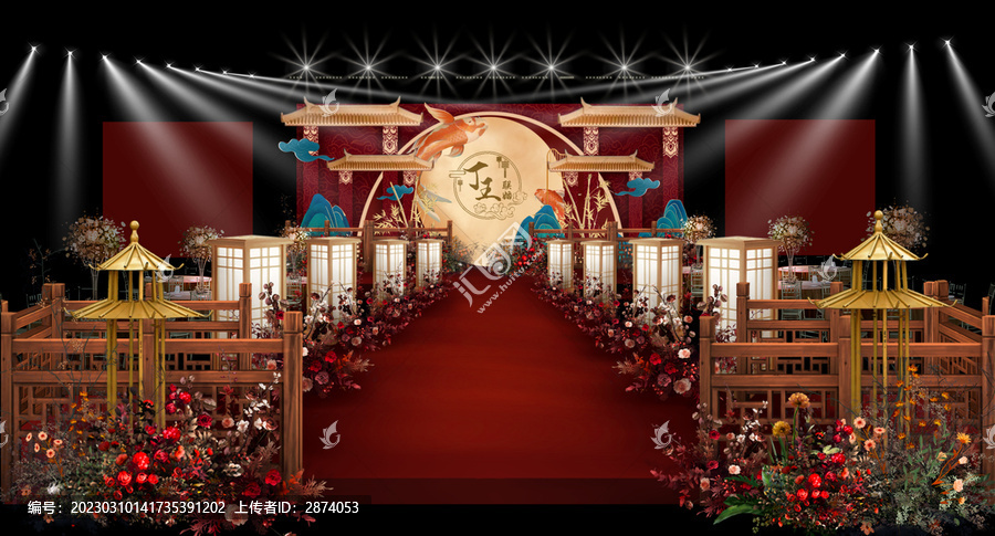 新中式主題紅色古典婚禮