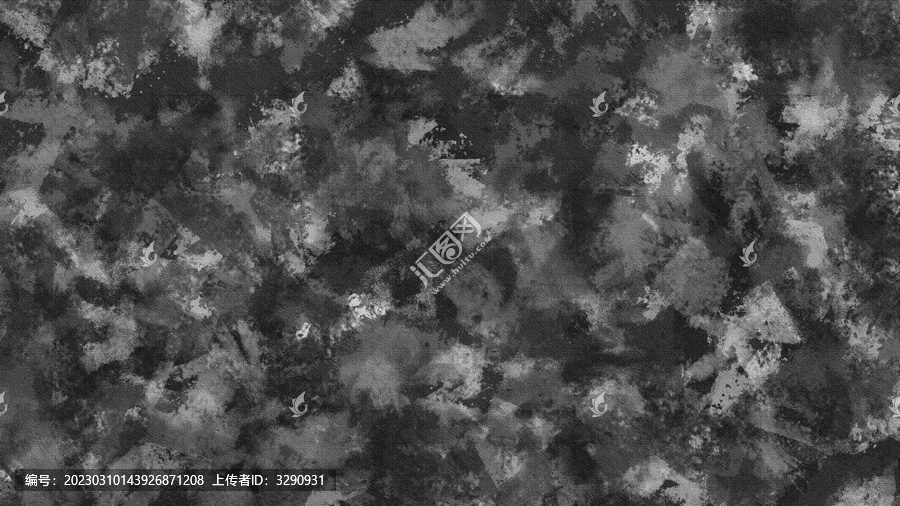 粗糙斑駁涂鴉黑白畫布材質(zhì)背景