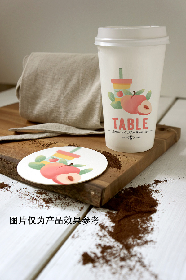 水果桃子插畫