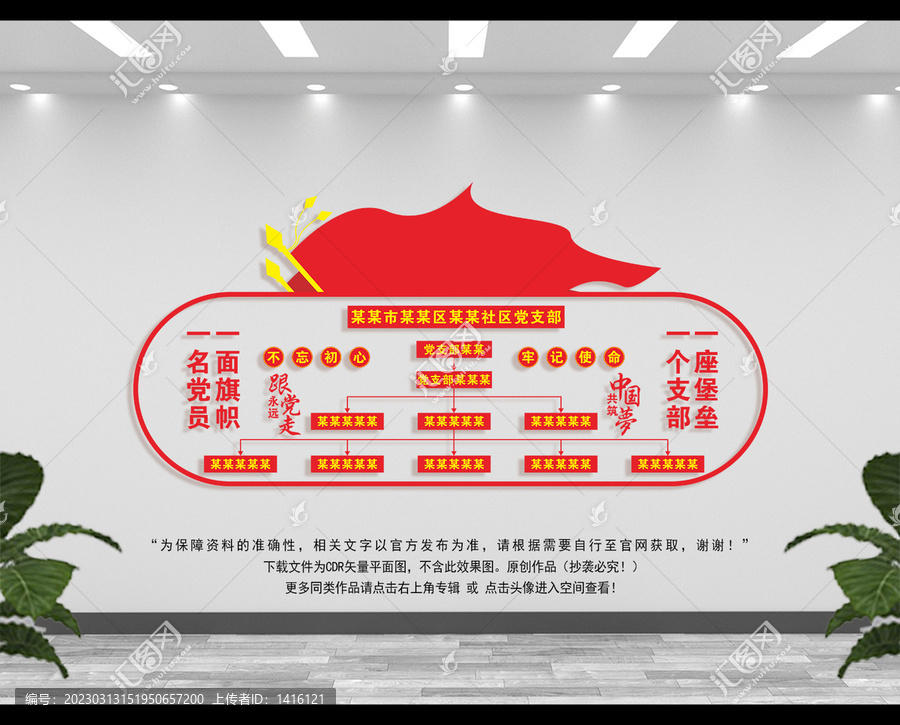 黨員組織架構宣傳欄