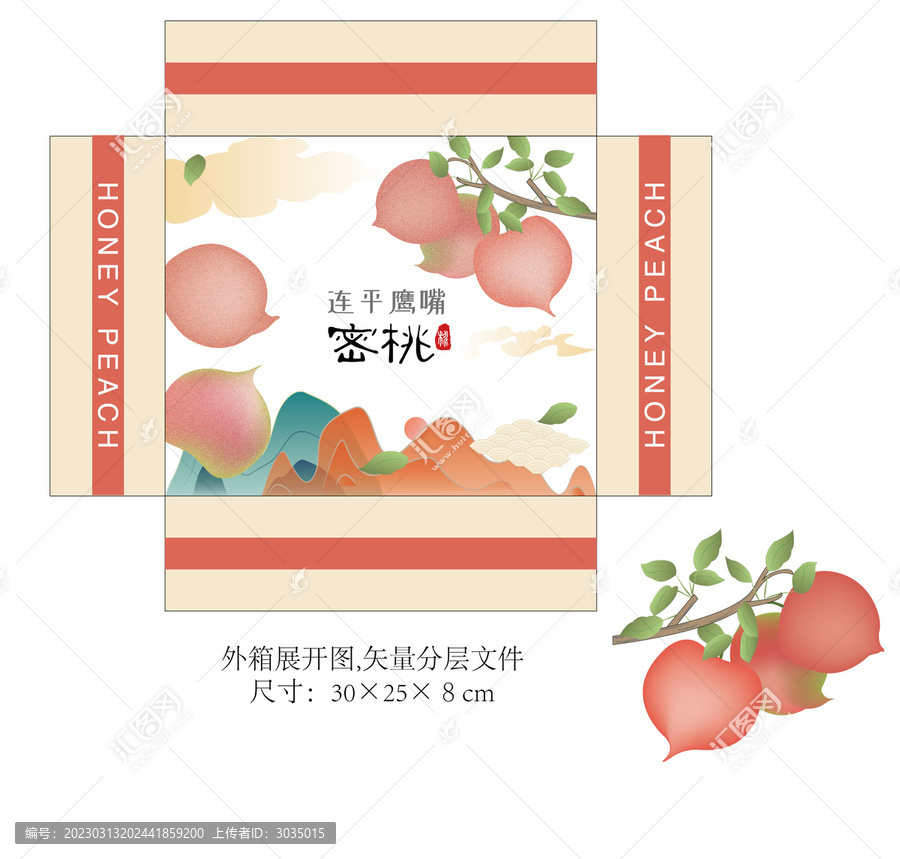 國風(fēng)桃子包裝