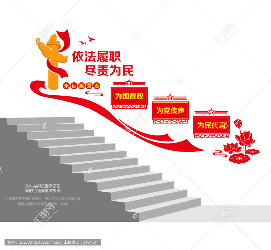 人大代表階梯墻