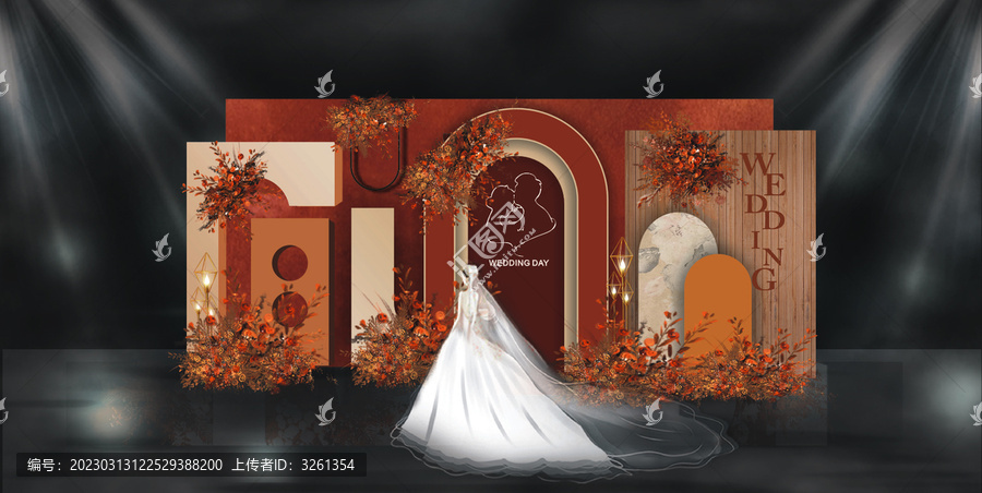 紅橙迎賓區(qū)效果圖