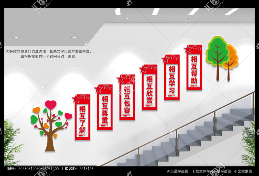 民族團(tuán)結(jié)樓道展板