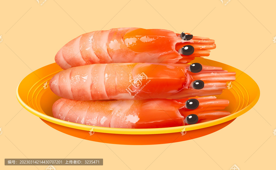 蝦插畫