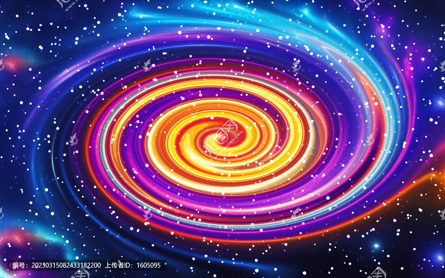 燦爛漩渦星空