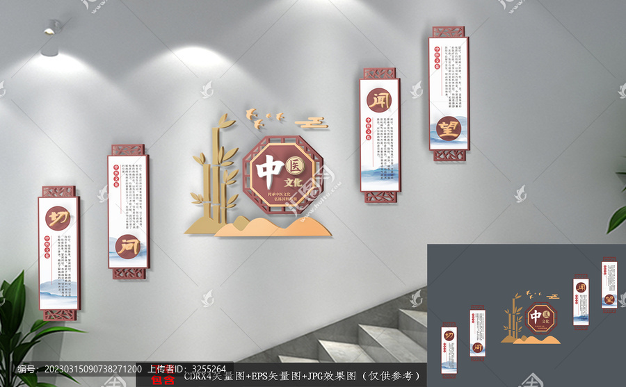 中醫(yī)樓道文化墻
