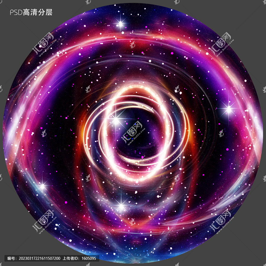 圓形科技星空