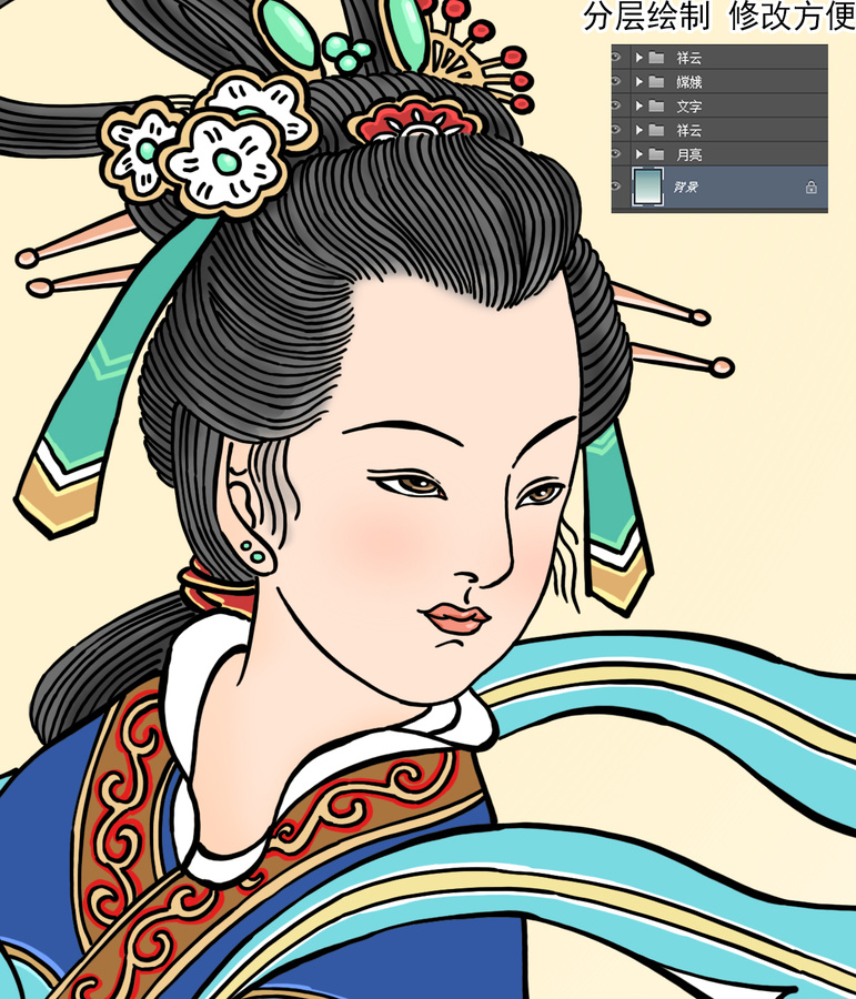 嫦娥奔月