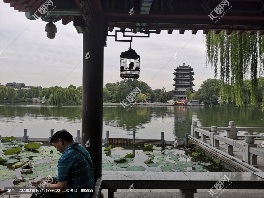 济南大明湖老照片