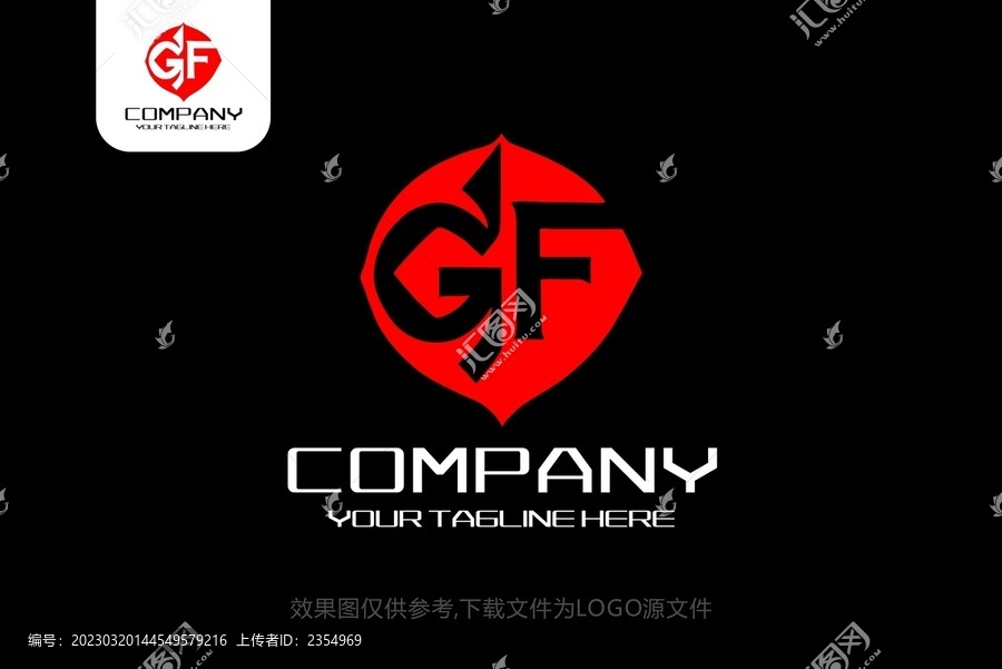 GF标志GF字母logo