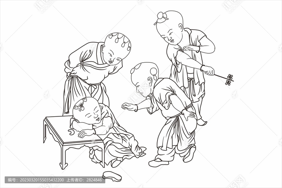 小睡戲耍