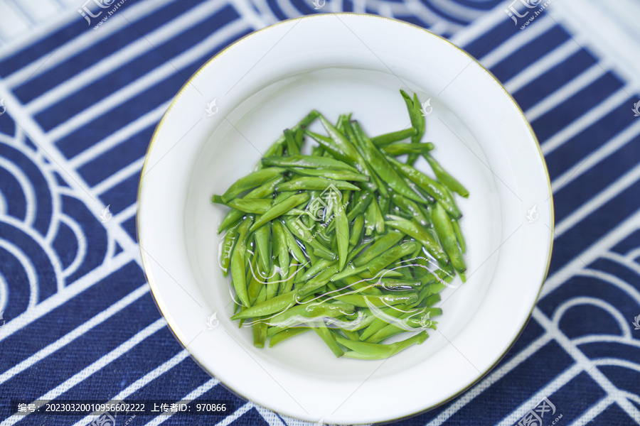 绿茶叶底独芽翠芽雀舌竹叶青