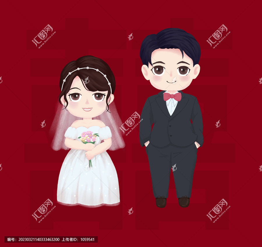 婚紗照Q版
