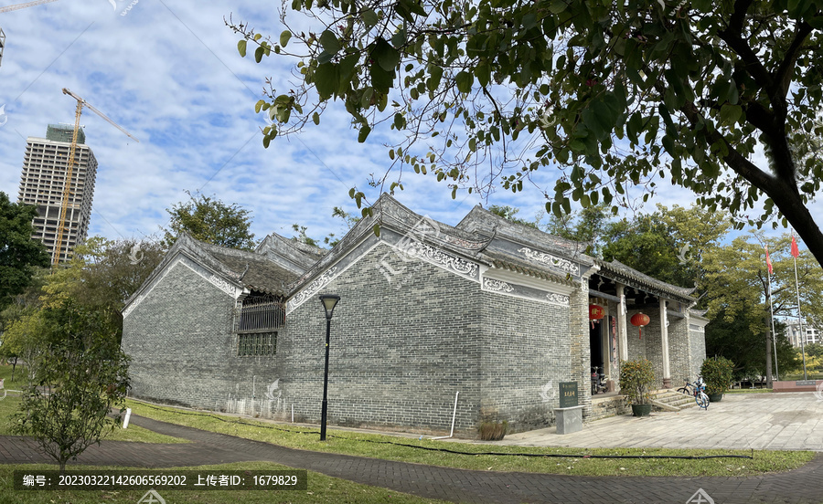 仿古祠堂厅堂建筑