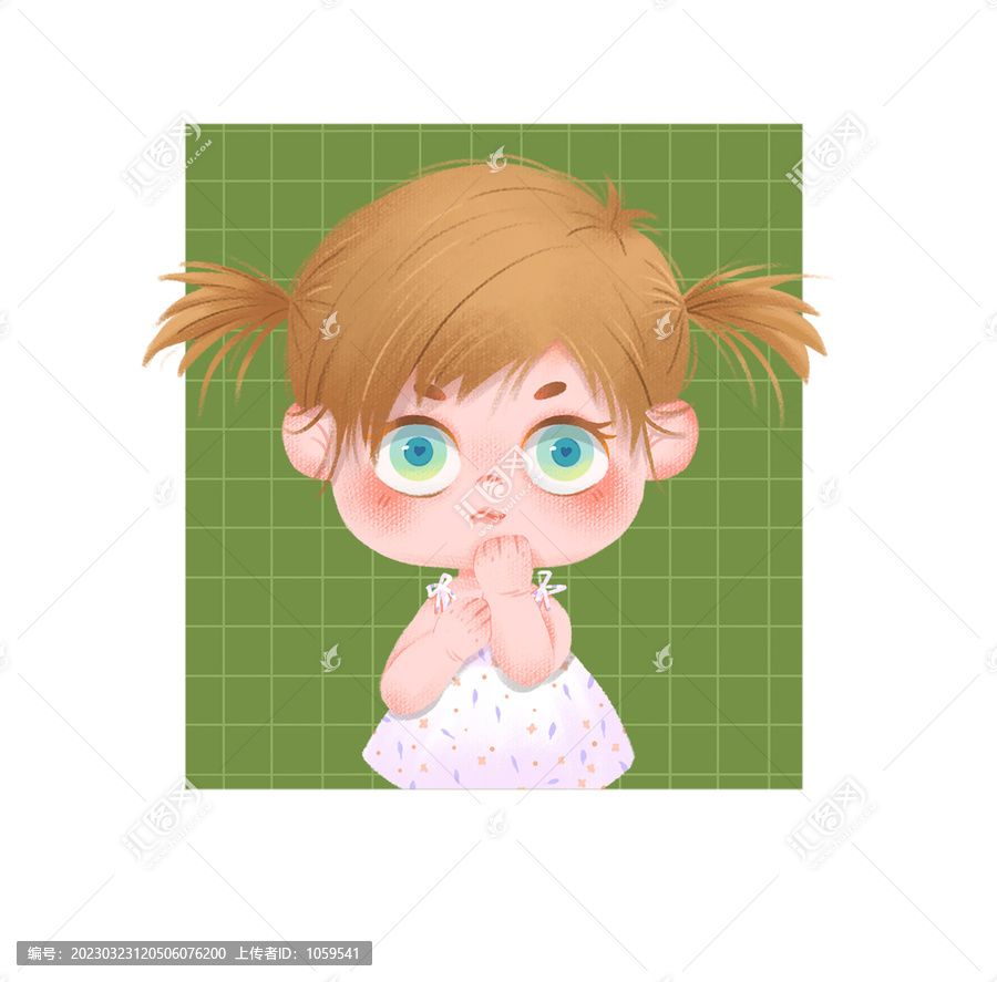 可愛女孩Q版頭像