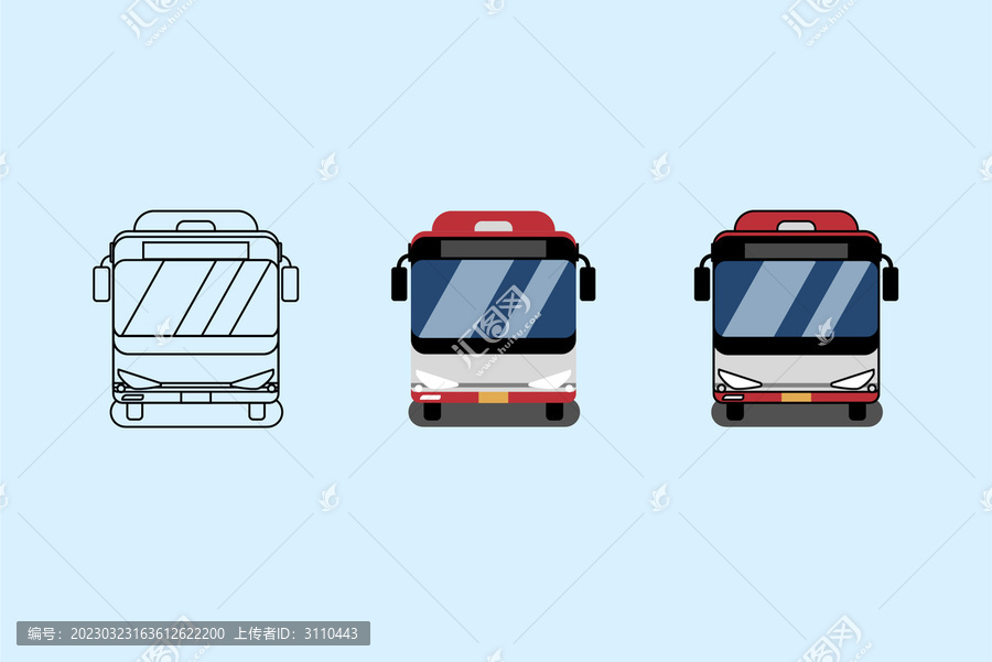 城市交通元素大連公交車