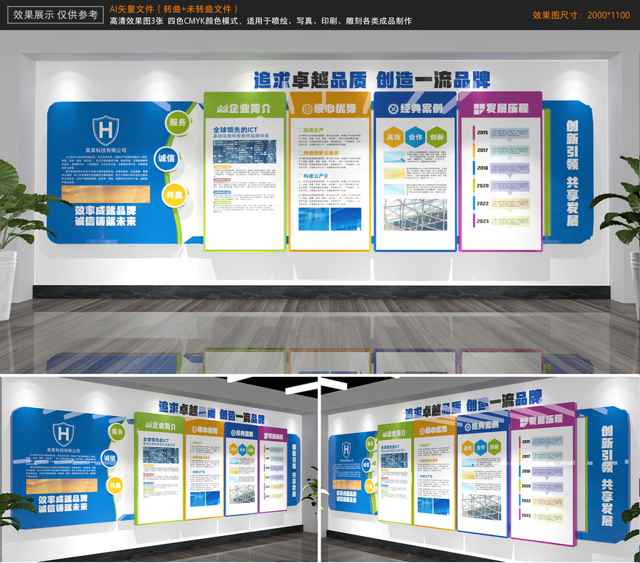 創(chuàng)意企業(yè)文化墻