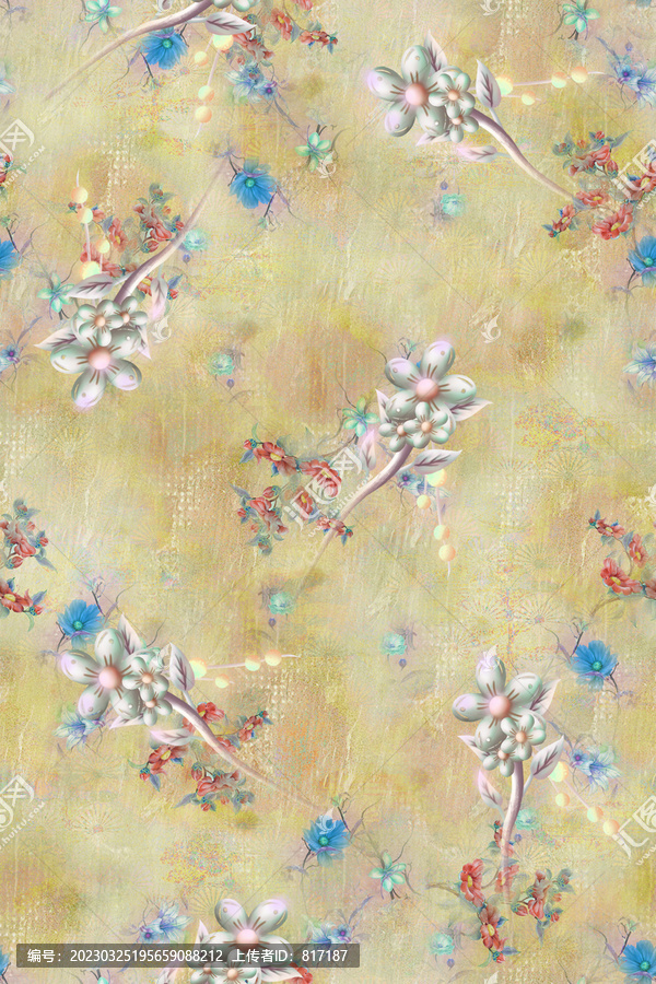 小碎花花型