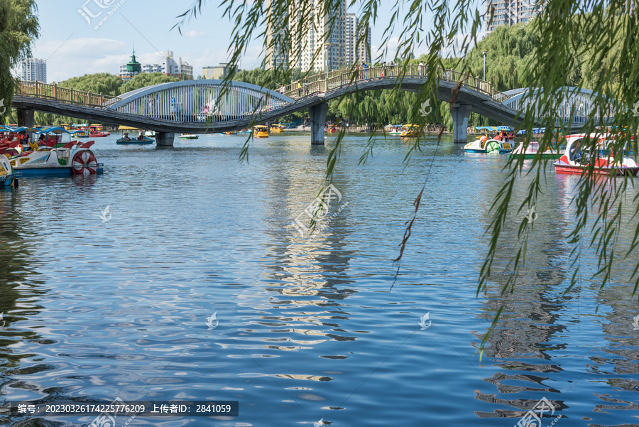 中国沈阳南湖公园风景