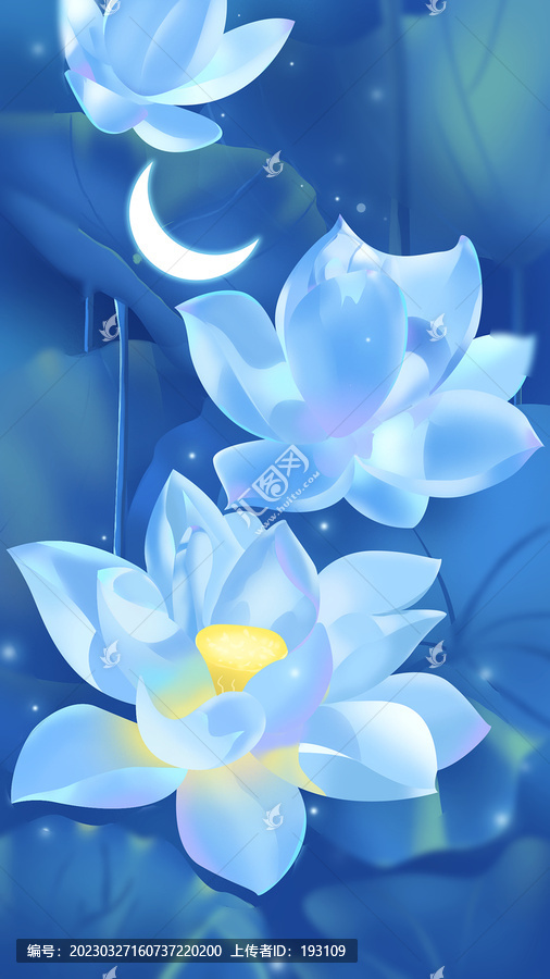 手繪夢(mèng)幻荷花插畫app