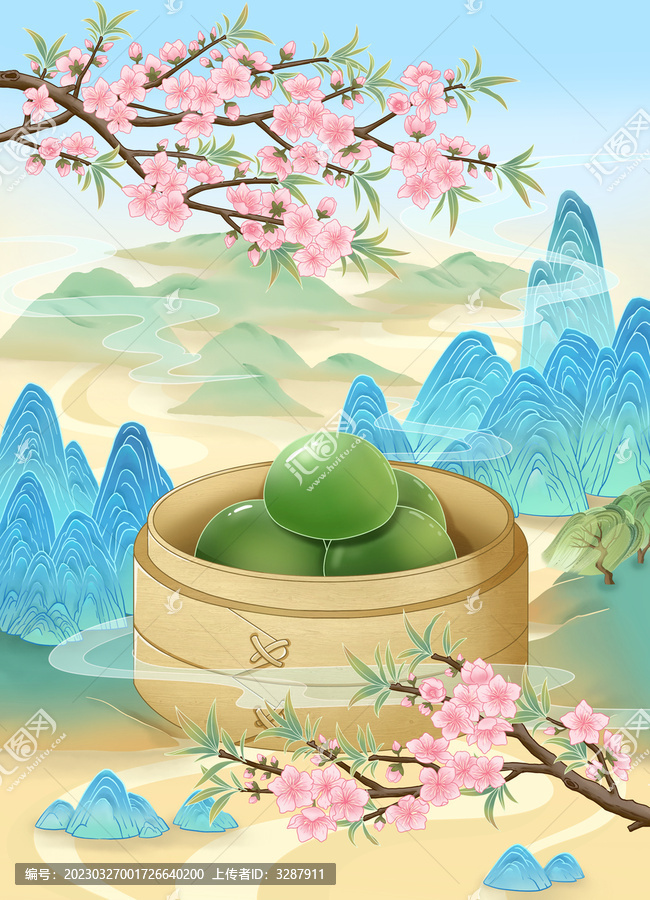 清明節(jié)青團