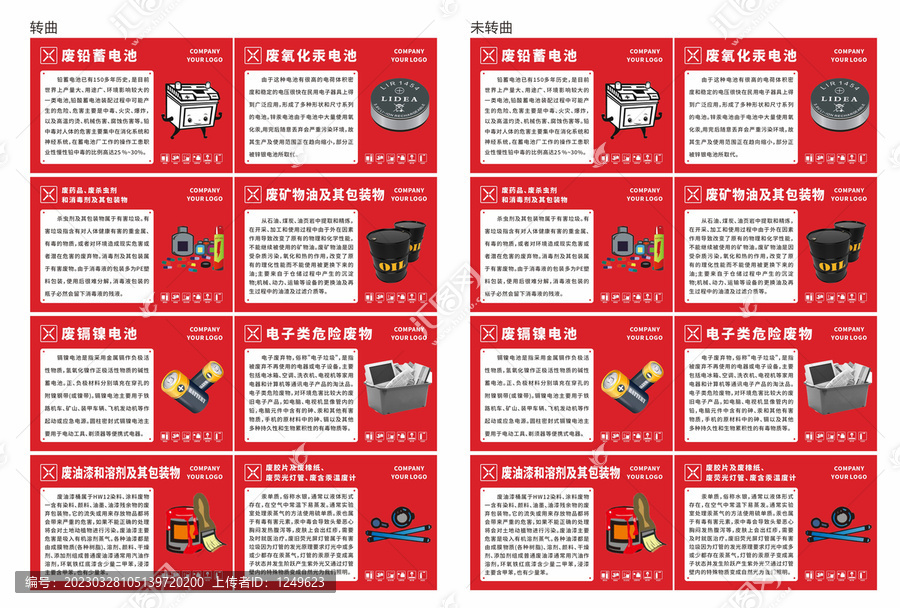 有害垃圾八分類