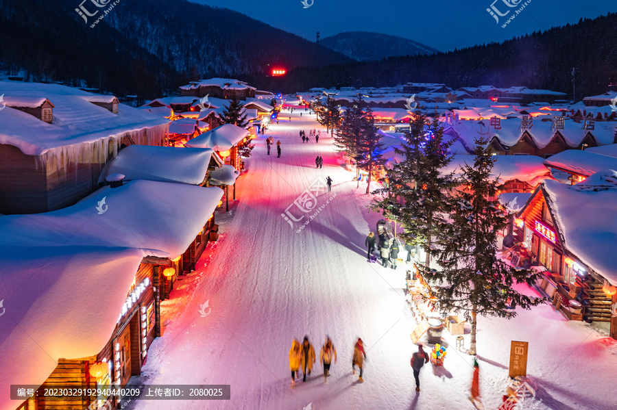 黑龙江牡丹江雪乡风景区