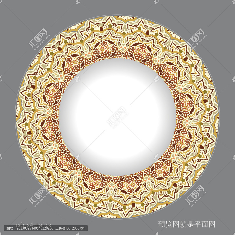 餐具花面