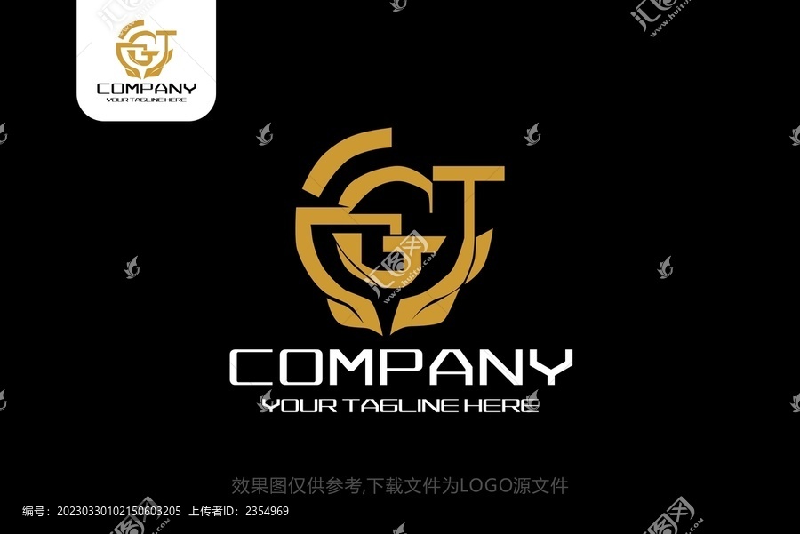 GT字母创意简约LOGO