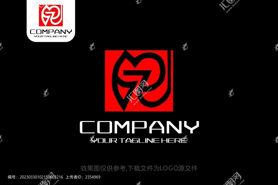 GY字母LOGO印章LOGO