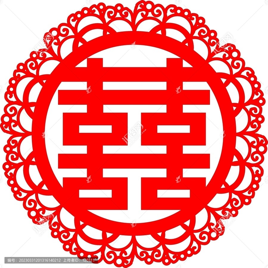 門(mén)貼喜字