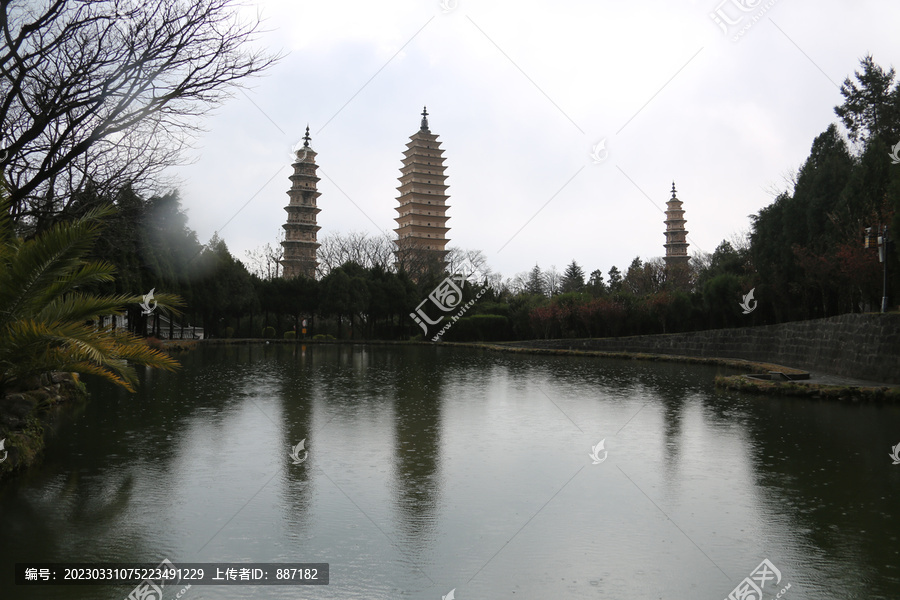 崇圣寺三塔风景