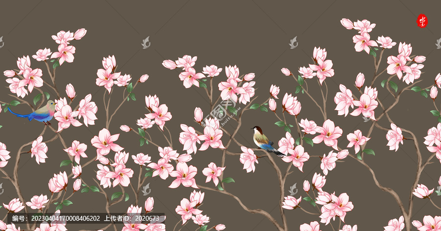 新中式花鳥