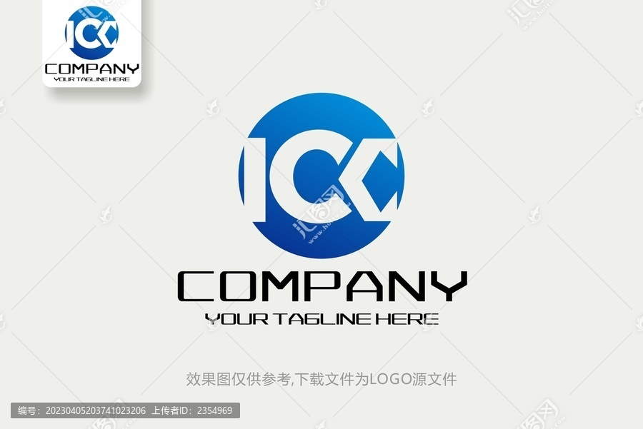 IC电子科技数码商务LOGO