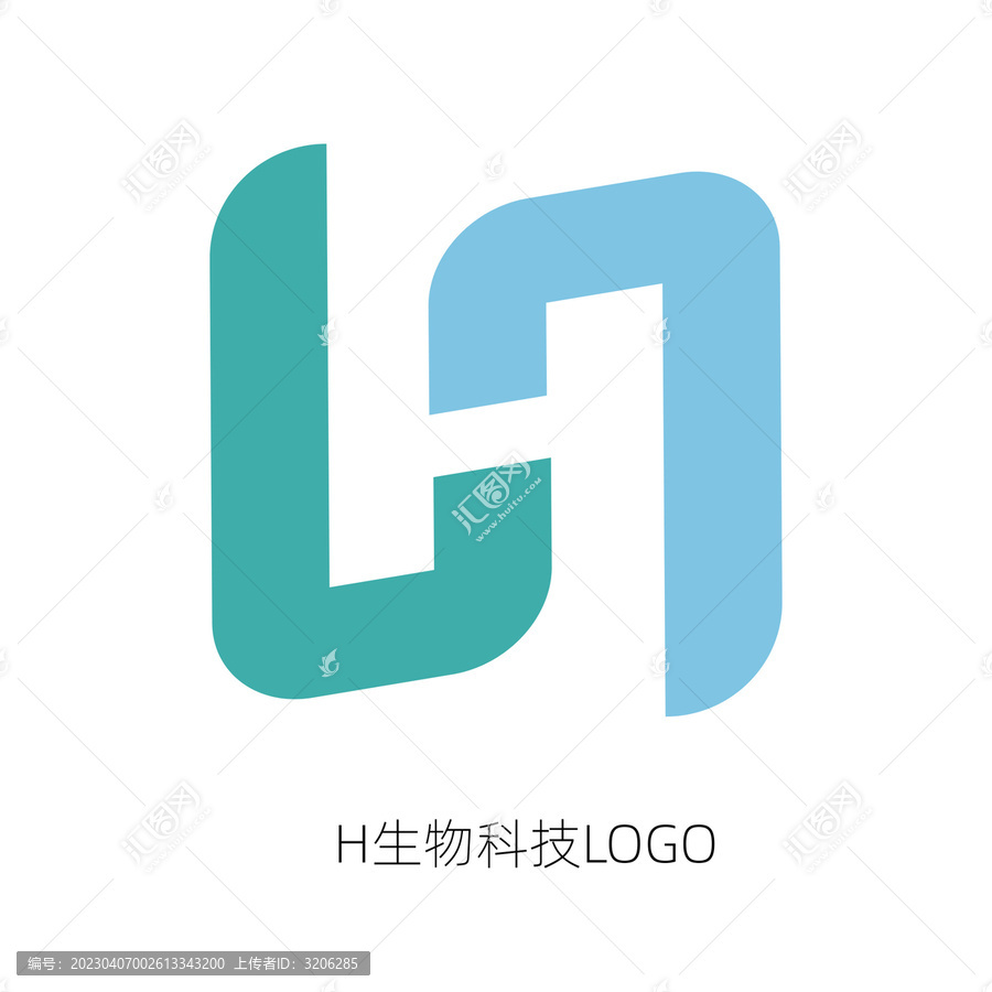 L和H生物科技LOGO标志