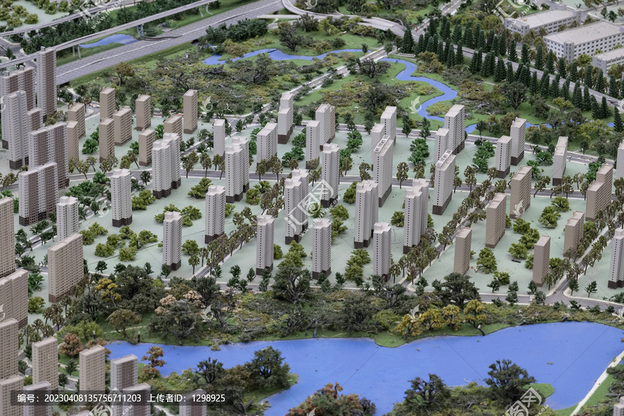 现代城市建筑沙盘模型